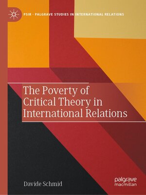 cover image of The Poverty of Critical Theory in International Relations